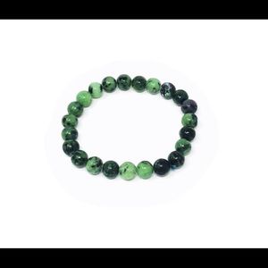 Ruby zoisite bracelet